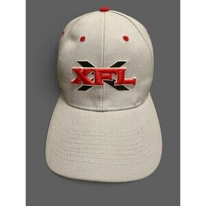 Vintage 2001 XFL Football League Drew Pearson Adjustable Strapback Hat Cap NWT